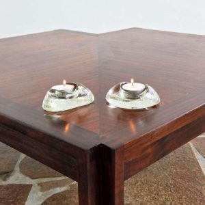 Orrefors 'Lightstone' Votives