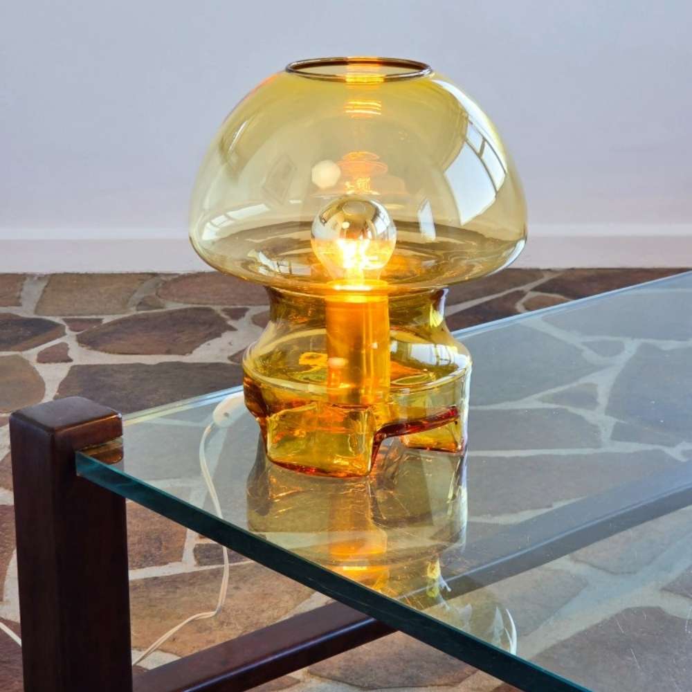Süssmuth Leuchten Amber Mushroom Lamp