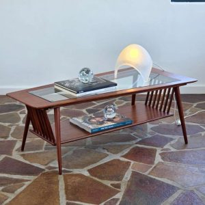 Duros Sapele Coffee Table Glass Inset