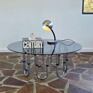 Chrome Loop Coffee Table