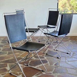 Till Behrens 'Kreuzschwinger' Chairs for Schubach