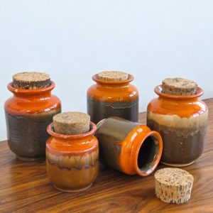 SA Potteries Fat Lava Canister Set